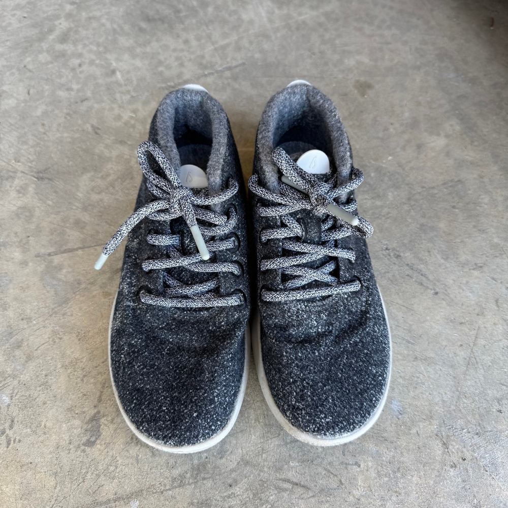 Allbirds Wool Runner Mizzle Womens 6 Charcoal Grey Mid Top‎ Shoes